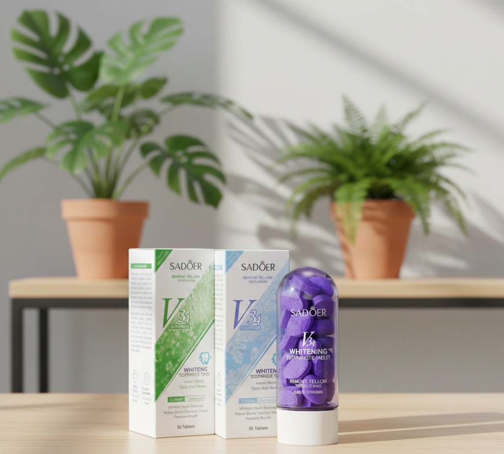 Grapes Flavor Solid Toothpaste Tablets