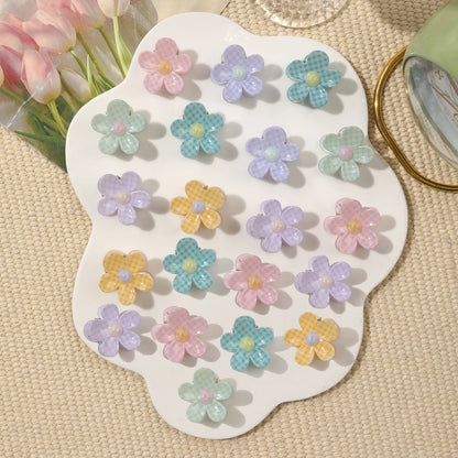 Mini Flower Hair Clips for Women