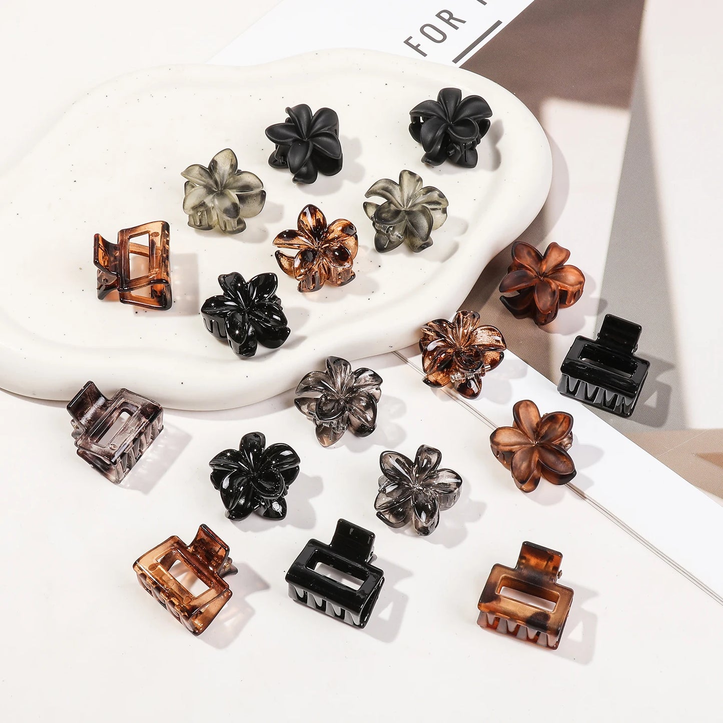 Mini Flower Hair Clips for Women