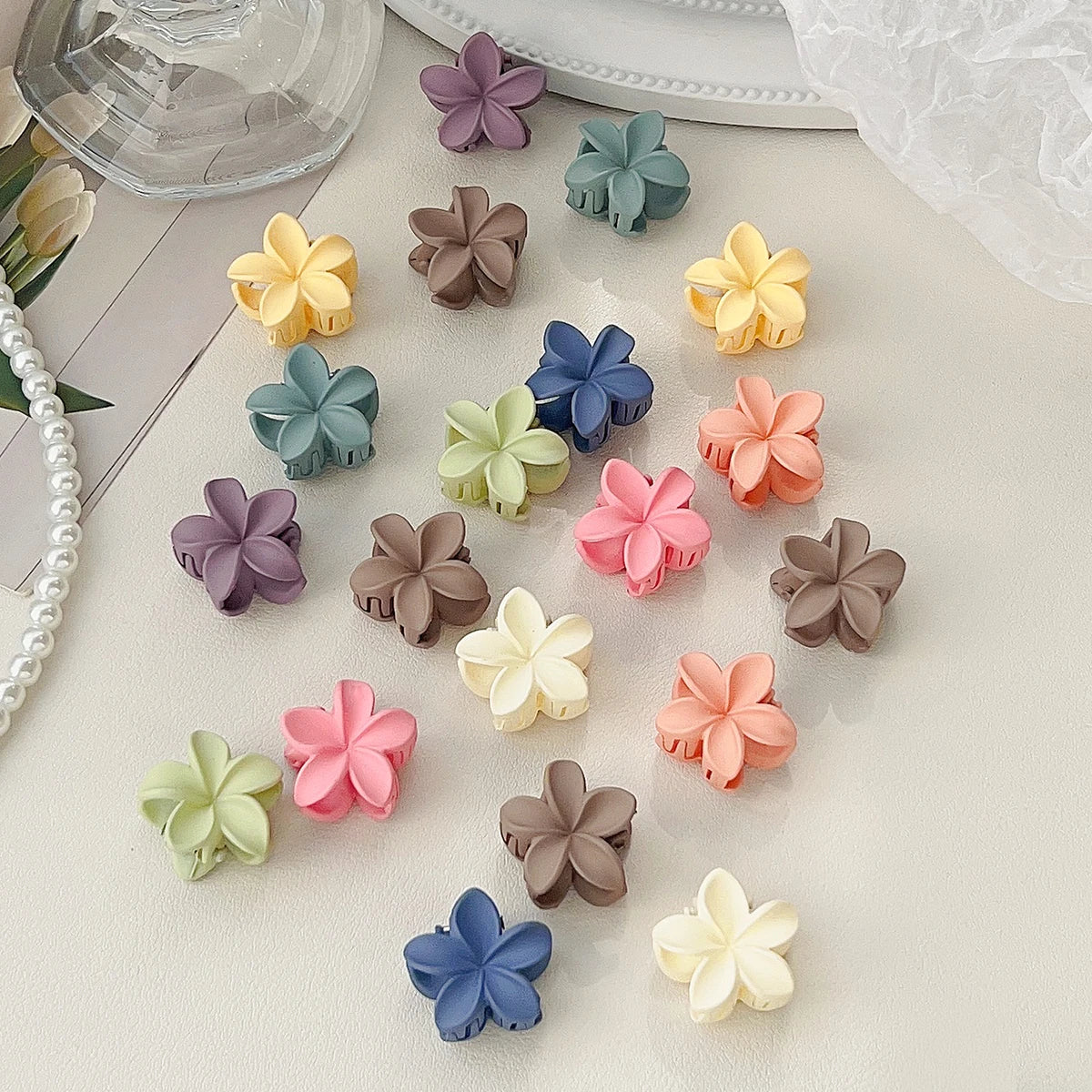 Mini Flower Hair Clips for Women