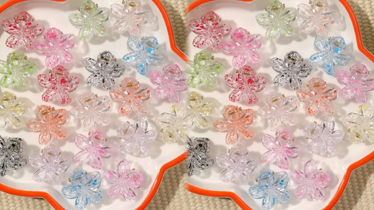 Mini Flower Hair Clips for Women
