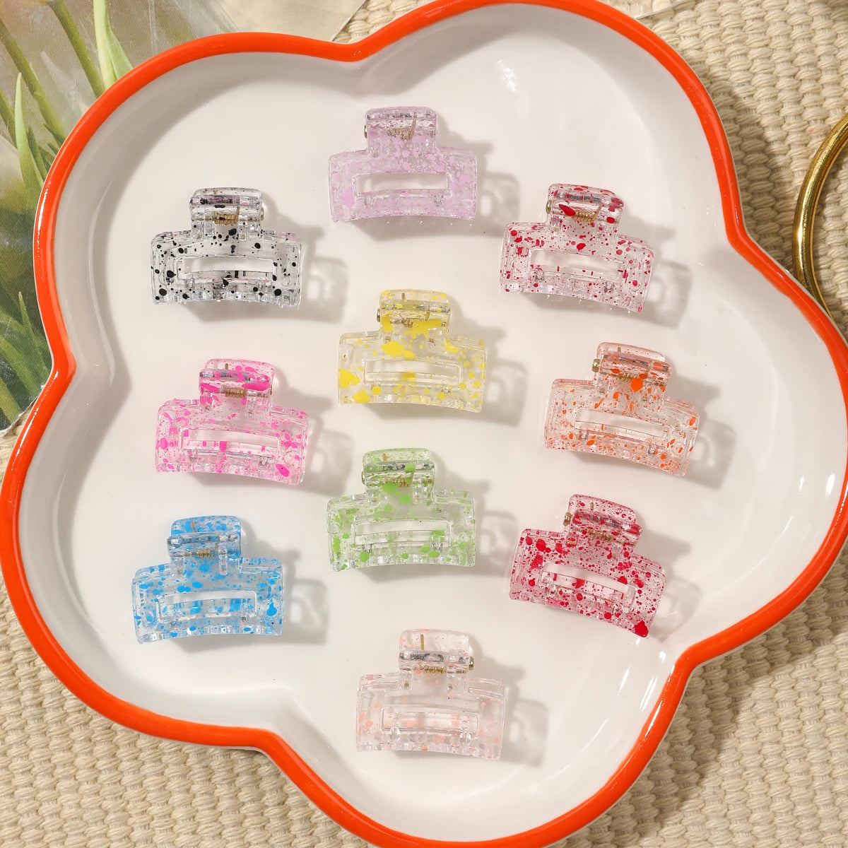 Mini Flower Hair Clips for Women