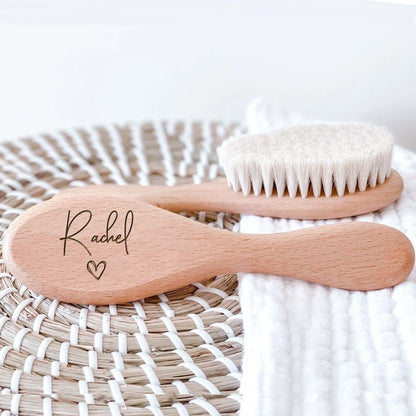 Personalized Baby Wooden Hairbrush