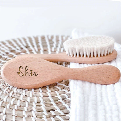 Personalized Baby Wooden Hairbrush