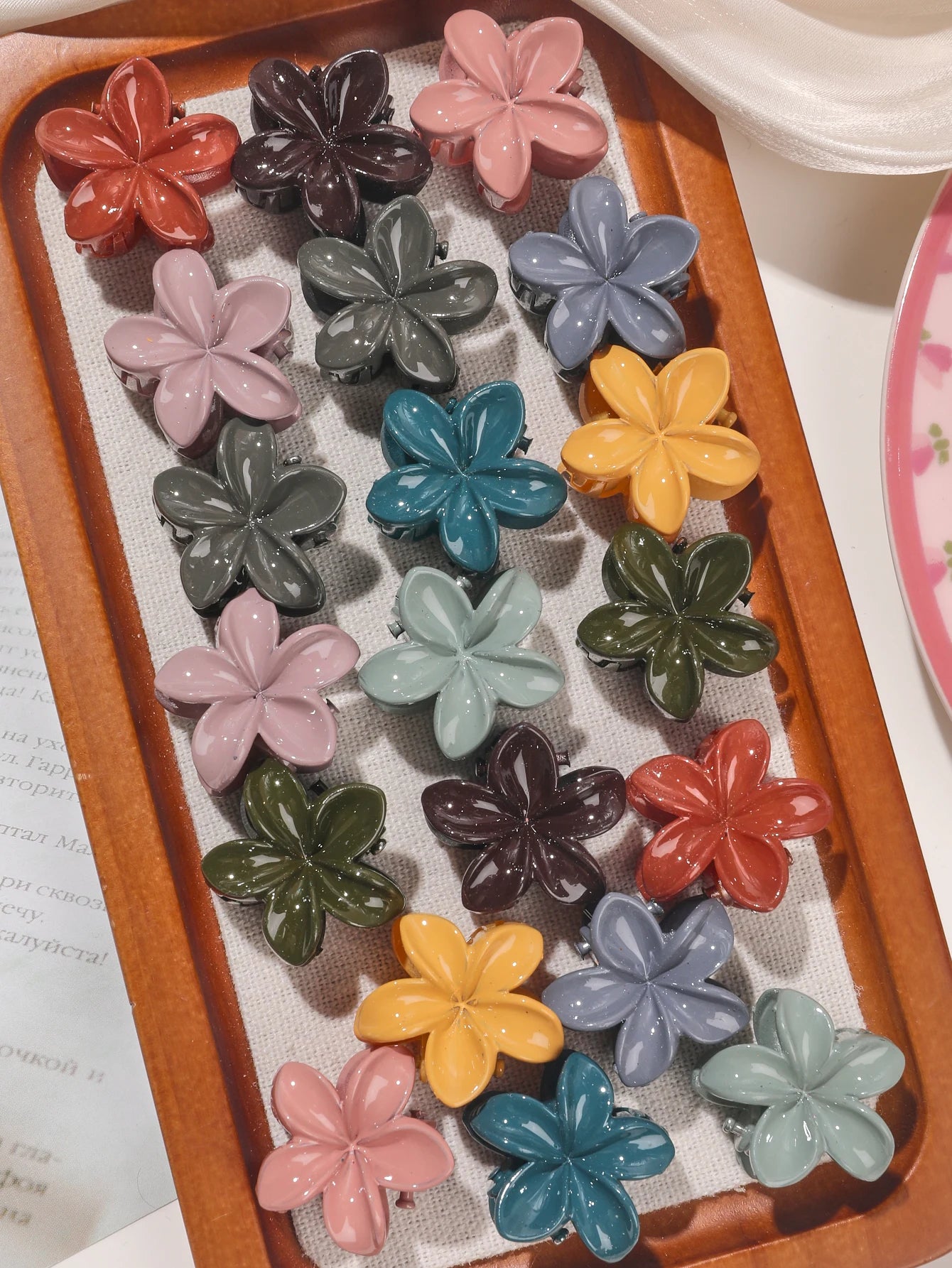 Mini Flower Hair Clips for Women