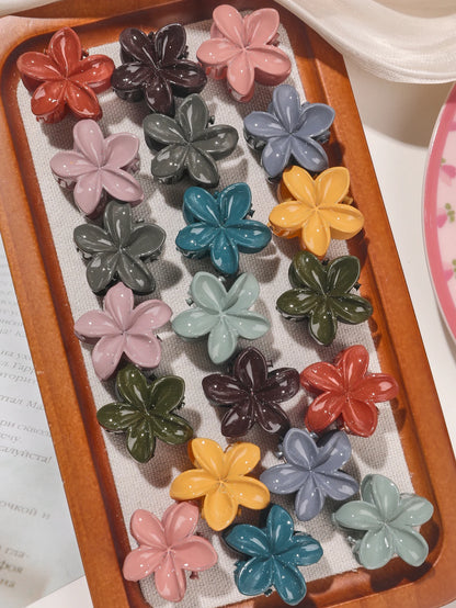 Mini Flower Hair Clips for Women