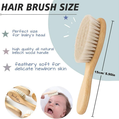 Personalized Baby Wooden Hairbrush