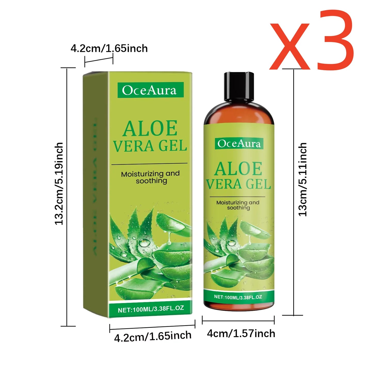 Natural Moisturizing Aloe Vera Gel