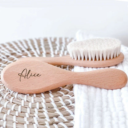 Personalized Baby Wooden Hairbrush