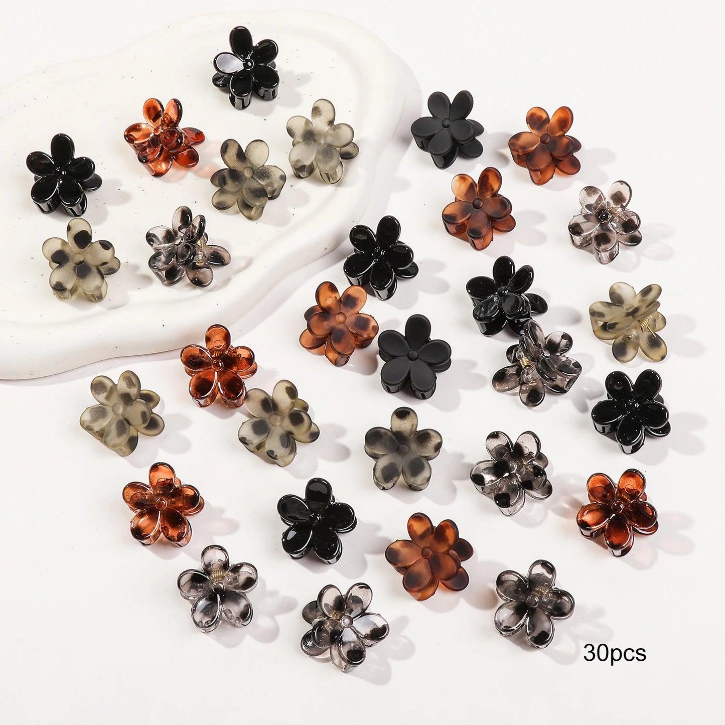Mini Flower Hair Clips for Women
