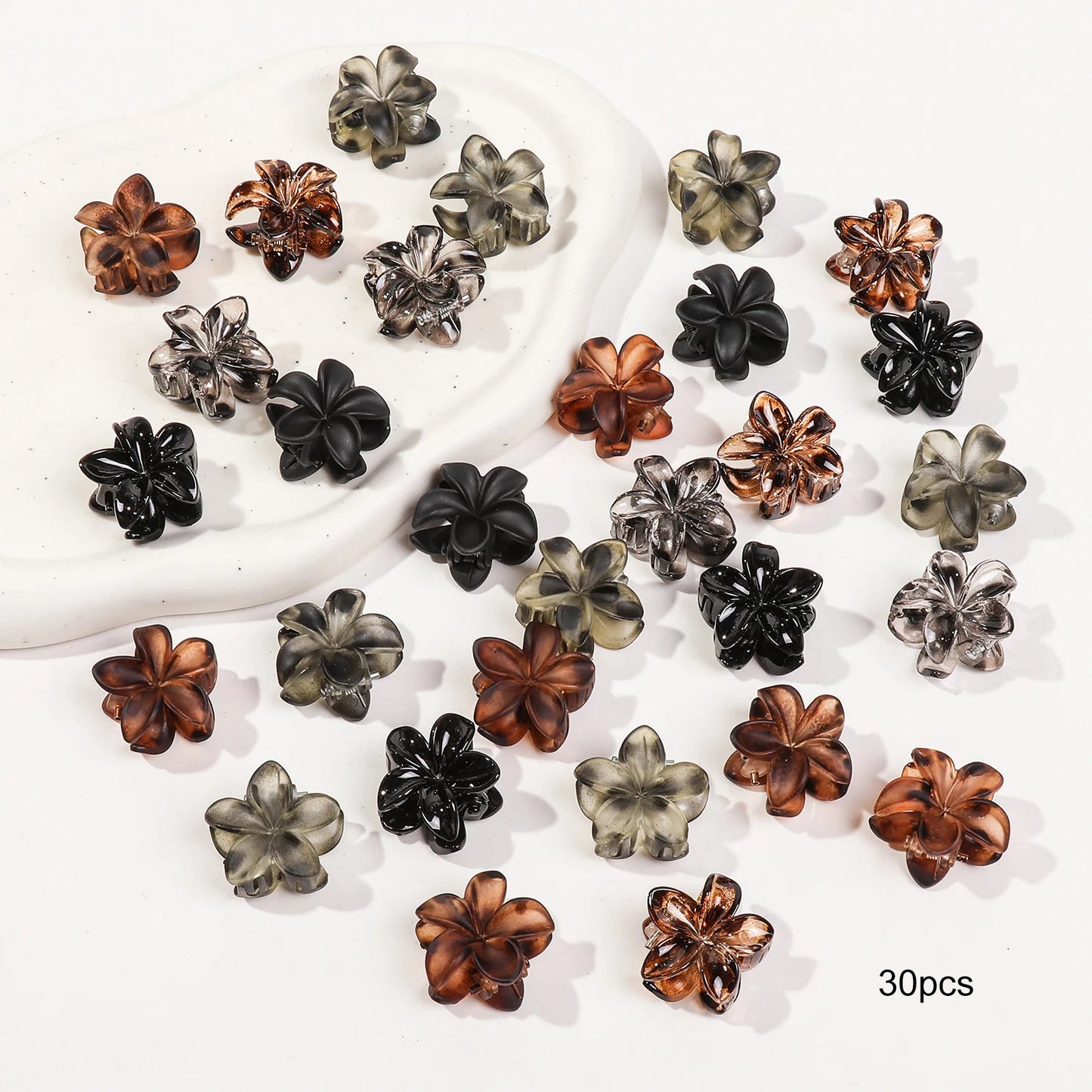 Mini Flower Hair Clips for Women