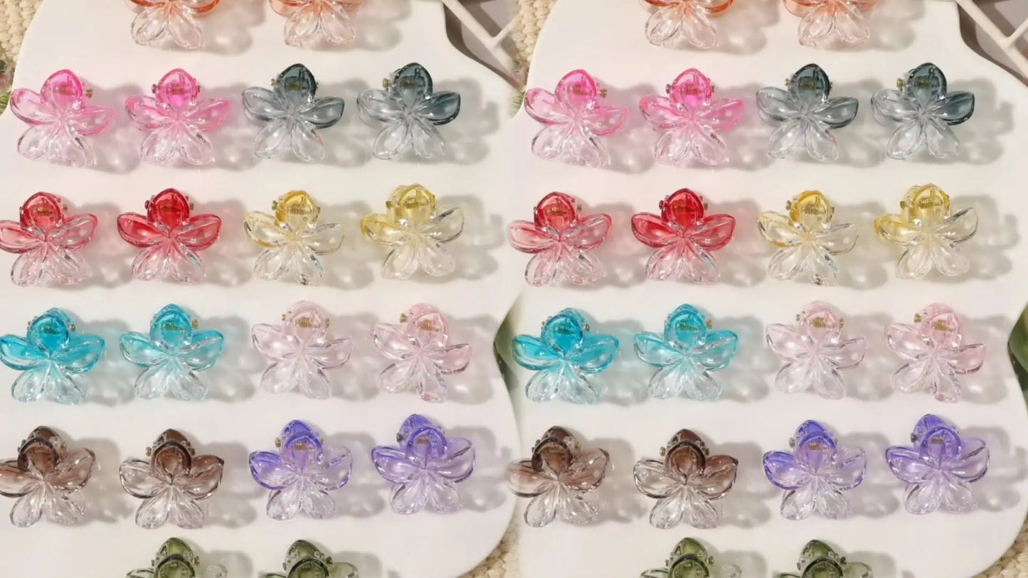 Mini Flower Hair Clips for Women