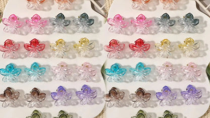 Mini Flower Hair Clips for Women