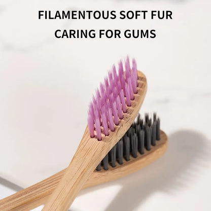 Bamboo Toothbrush Set