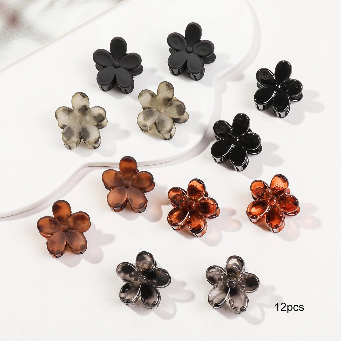Mini Flower Hair Clips for Women