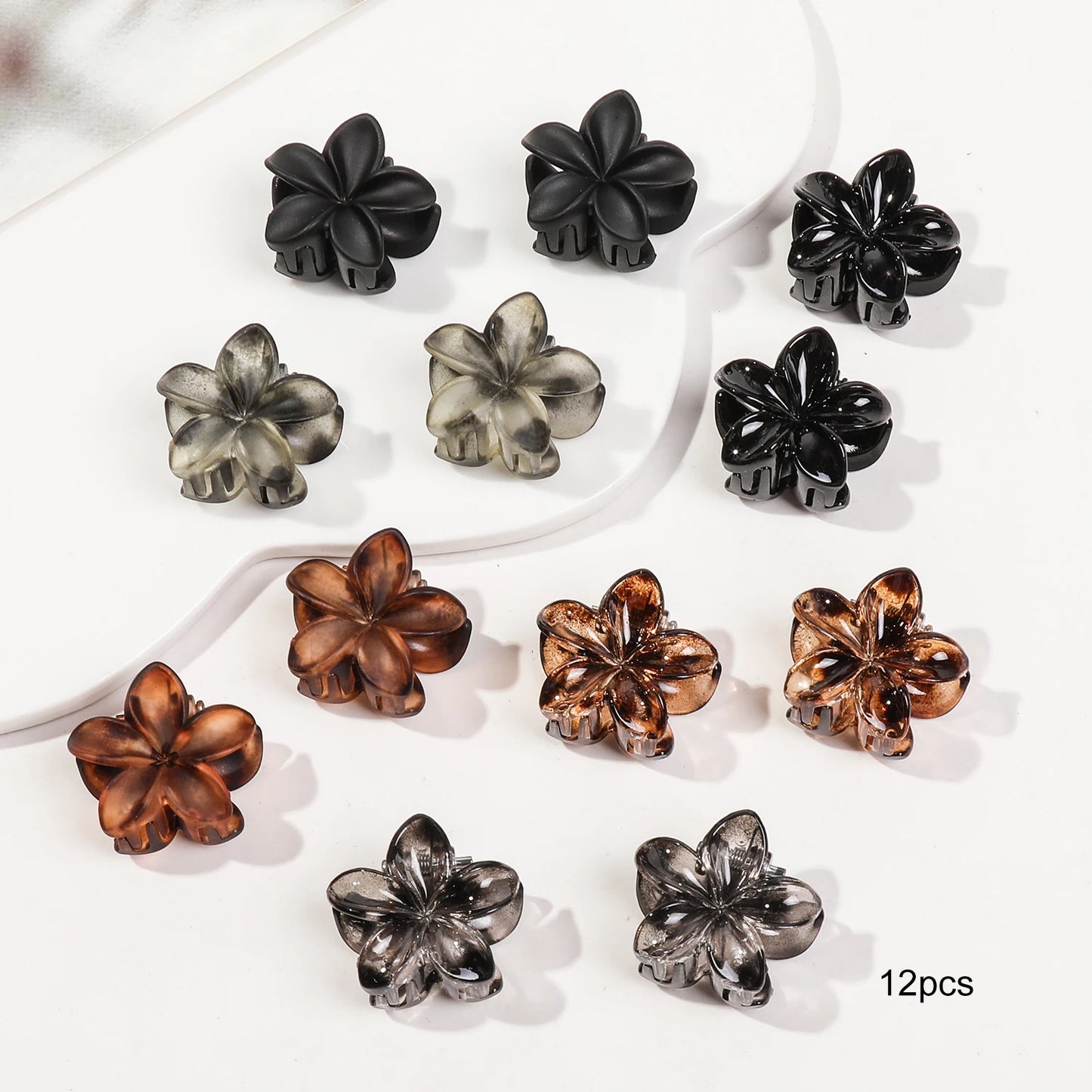 Mini Flower Hair Clips for Women